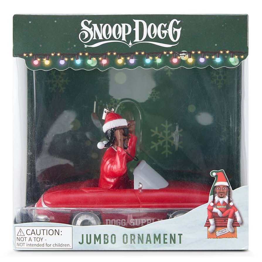 スヌープドッグ　オーナメント Amazon.com: Snoop Dogg Funny Christmas Ornaments for Adults